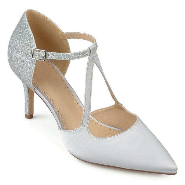 satin pointed heels