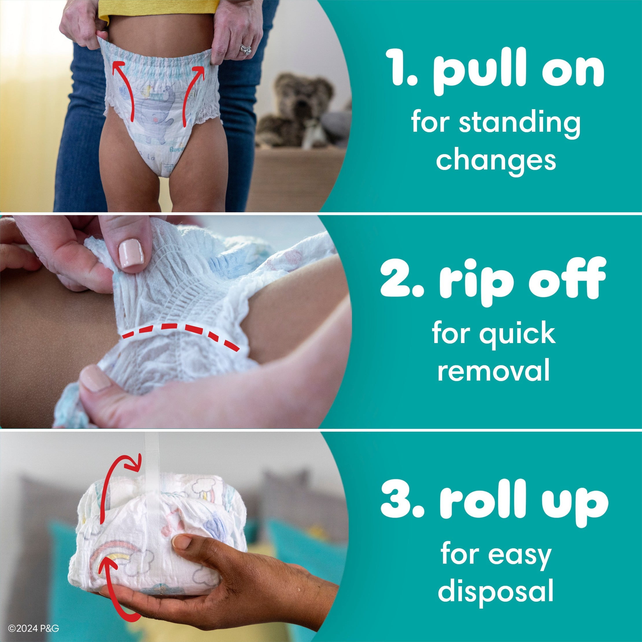 Swaddler 360 Disposable Baby Diapers - Size 5 - 52ct