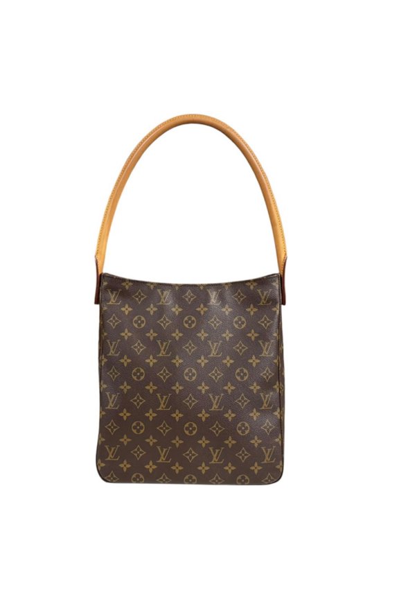 Pre-Owned Louis Vuitton Looping GM Monogram Shoulder Bag, Handbag, Canvas, M51145, Brown,...