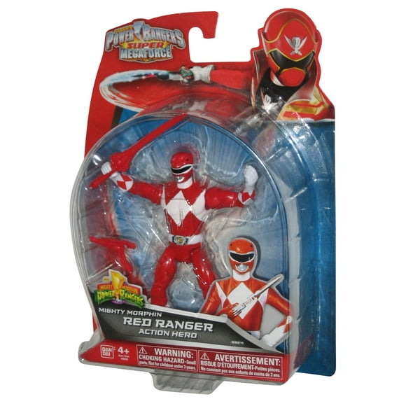 Power Rangers Super Megaforce (2014) Mighty Morphin Red Ranger 5" Action Hero Figure