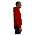 thumbnail image 6 of Men's Double Dry Action Fleece Pullover Hood, Scarlet - 3XL, 6 of 11