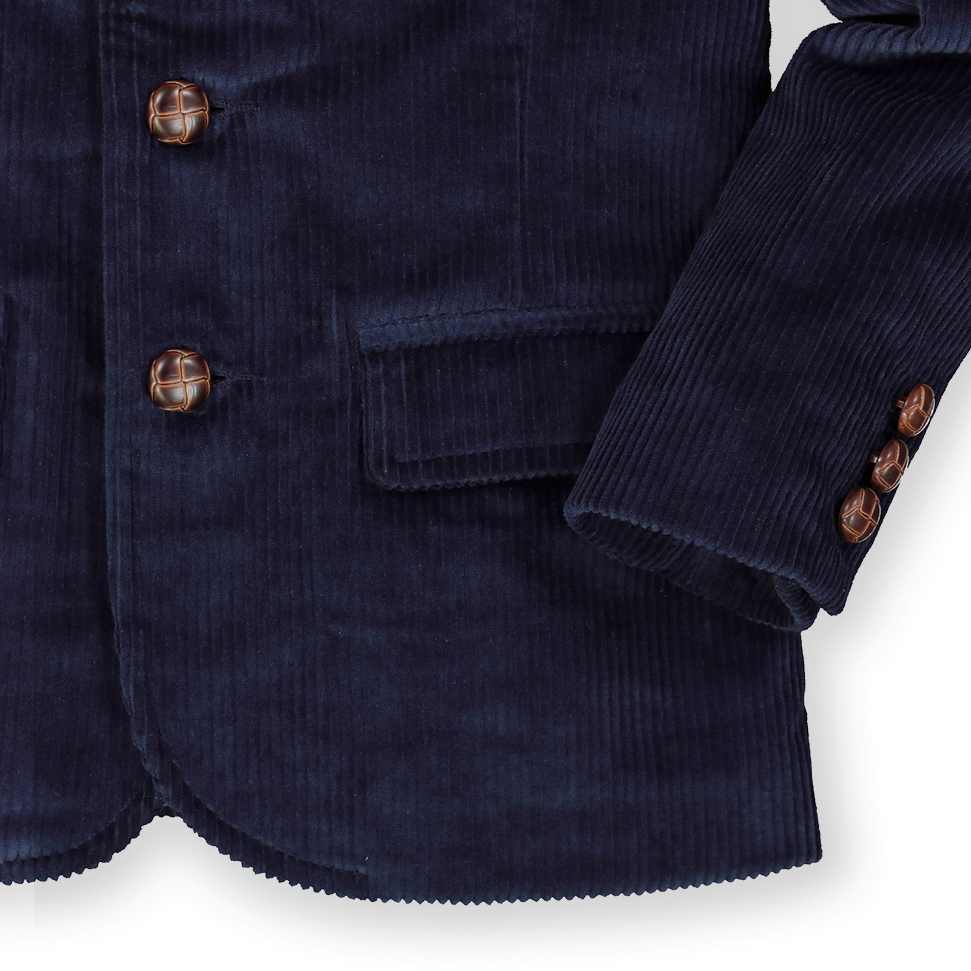 Hope & Henry Boys' Corduroy Blazer with Elbow Patches (Medium Brown, 6-12  Months)