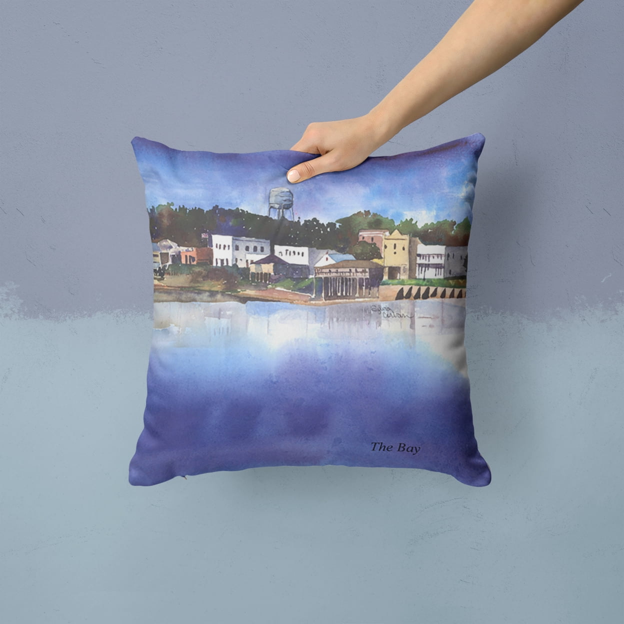 Carolines Treasures 8120RPW1414 The Pass Fabric Decorative Pillow, 14Hx14W, multicolor