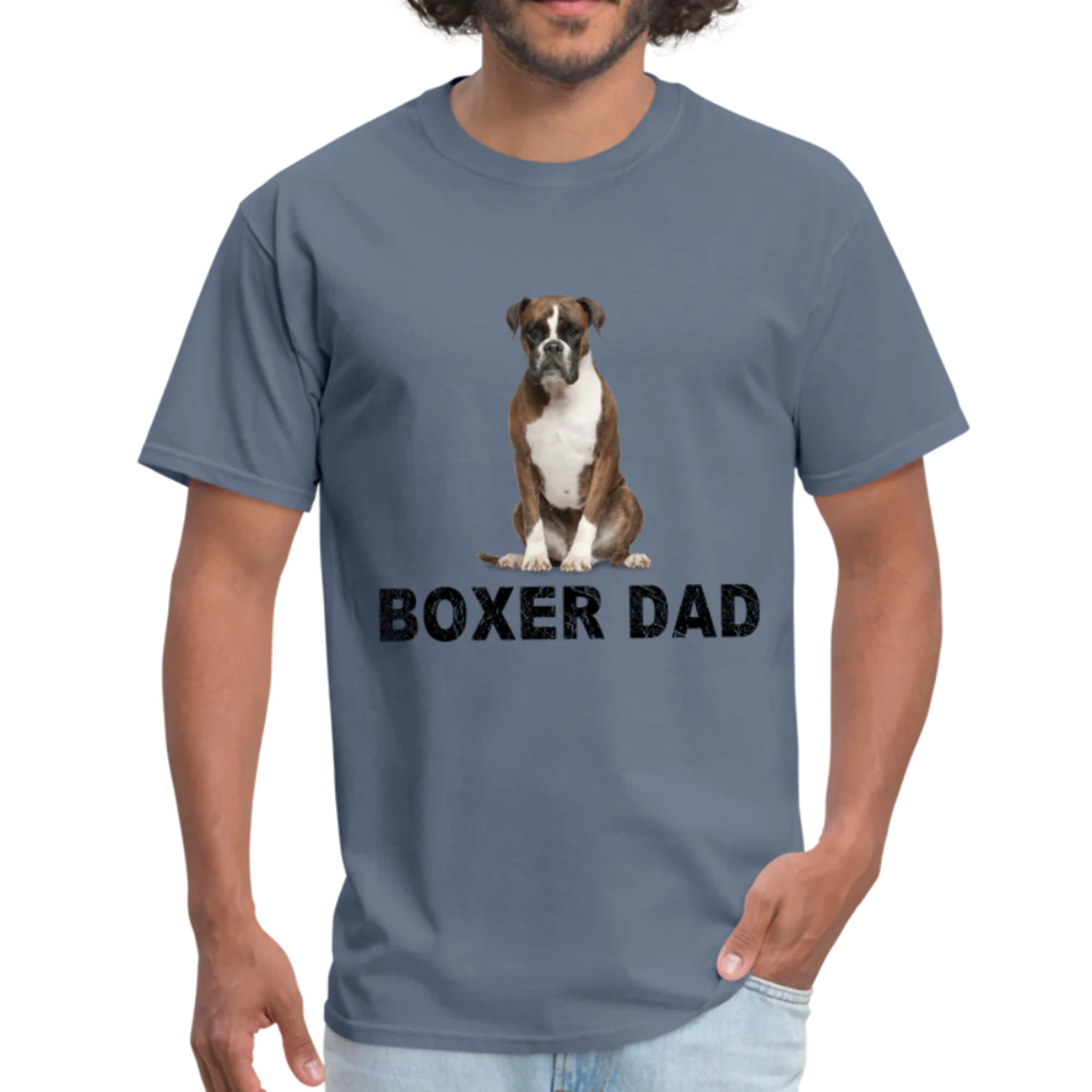 Boxer Dad Shirt, Dog Dad TShirt, Gift For Dog Lover, Dog Tshirt, Gift for Boxer Dad, Dog Papa Tee, Dog Dad Gift, Boxer Lover Shirt - image 5 of 11