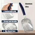 thumbnail image 2 of Cat Litter Scoop Metal, Poop Sifter with 1.6"Deep Shovel for Kitty, Flexible Long Handle, 2 of 9