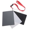 thumbnail image 1 of MOVTOTOP 18% Exposure Photography Balance Card Black White Grey 2pcs Set, 1 of 8