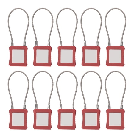 Electrical Lockout , Stainless Steel Erasable Label 10 Sets Lockout ...