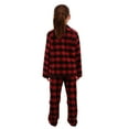 thumbnail image 2 of YUSHOW Boys & Girls Long Sleeve Ultrasoft Holiday Flannel Pajama Set, 2 Piece, Size 7-13Y, 2 of 7