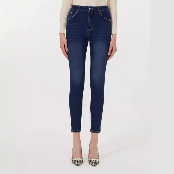 Mashaouyo Women's Jeans Womens High Waisted Jeans Stretch Butt Lifting Jeggings Jeans Classic Slim Fit Denim Pants Clothing Sale