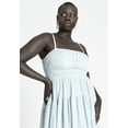 thumbnail image 4 of ELOQUII Women's Plus Size Smocked Tiered Maxi Dress, 4 of 4
