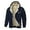 Blue, variant on Hoodies for Men Pullover Warm Hoodies for Men Men's Heavyweight Lined Windproof Zip Up Outerwear Jackets Warm Hooded Sweatshirt Multiple Colours