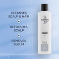 thumbnail image 2 of Shampoo Nioxin System 1, limpiador para cabello natural, 1 litro, 2 of 5