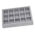 thumbnail image 3 of Juego de 2 Bandejas de Joyería Sunnimix Terciopelo Gris, 3 of 8