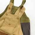 thumbnail image 4 of MEZZALL Stylish Soft Girls Romper Jumpsuit Patchwork Sleeveless Overalls Toddler Kids Fall Fashion Jumpsuits Stylish One-Pieces, 4 of 6