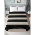 thumbnail image 4 of Twin Flat Sheet 66"x96", Black White Striped Soft Lightweight Bedding Flat Sheets Only, Farmhouse Vintage Shabby Chic Wood Grain Brushed Microfiber Top Bed Sheet, Breathable StainResistant Bedsheets, 4 of 9