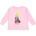 thumbnail image 3 of Inktastic Prince, King, Knight, Sword, Crown, Blond Hair Boys Long Sleeve Toddler T-Shirt, 3 of 5