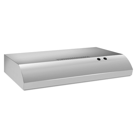 Whirlpool - 30" Recirculating Range Hood - Stainless Steel