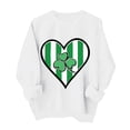 thumbnail image 1 of Suéteres de Manga Larga de Mujer con Cuello Redondo Impreso Suelto Casual para la Fiesta Del Día de San Patricio Y el Uso Diario, 1 of 6
