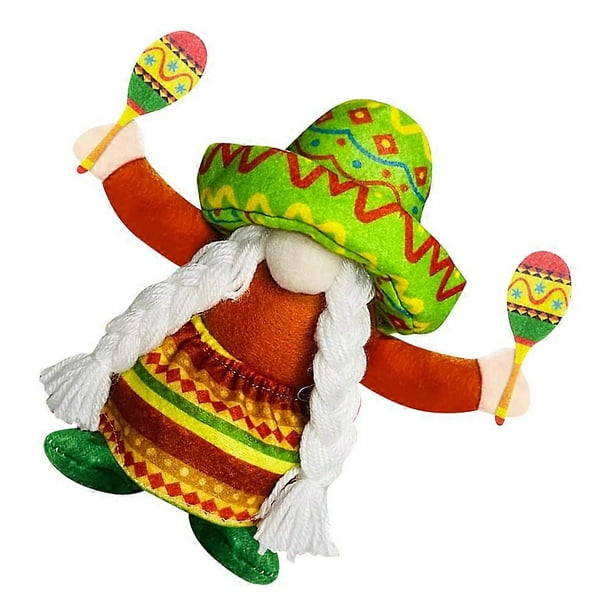 Hawaiian Style Gnome Dolls Multi Decoration For Parties 20x15cm Ideal Families 1Pcs