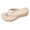 Beige, variant on Rokment Platform Wedge Flip Flops for Women 2026 Beach Summer Fashion Casual Leather Wide Feet Orthopedic Chunky High Heels Dress Slip 0n Comfortable Walking Sandals Vacation Beige Size 6