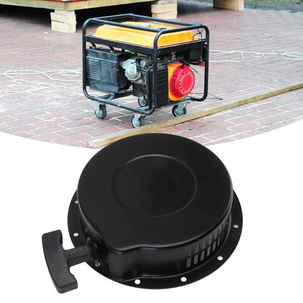 Arrancador de arranque por cuerda reemplazo de rendimiento estable mecanizado fino 186F-192F Cubierta de arranque por cuerda liviana para mini cultivador para bomba de agua ANGGREK Otros