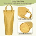 thumbnail image 4 of Tirrinia Single Bottle Insulated Wine Tote, 1 Bottle Wine Carrier Bag Padded Wine Cooler Perfect Wine Lover's or Wedding Gift, Yellow, 4 of 8