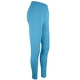 thumbnail image 6 of Blue Leggings for Women Workout Yoga Pants Slim Fit Hight Waight Tummy Control Gym Athletic Tights, 6 of 8