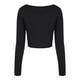thumbnail image 5 of Blusa Mangas Largas Top de manga larga para mujer, jersey ajustado, Top corto, Top elegante para salir Ygjytge Negro T L para Mujer, 5 of 9