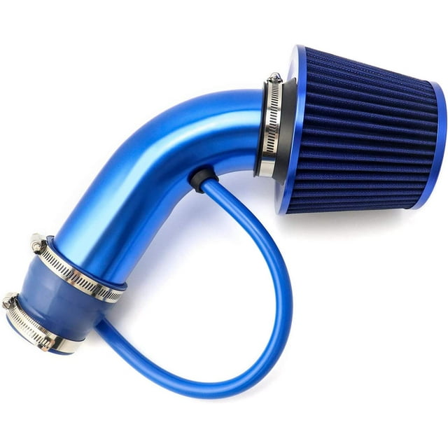 Universal Sports Air Filter Air Cooling Car Air Intake Filter Kit Universal Carbon Fiber Air Intake System with Hose
