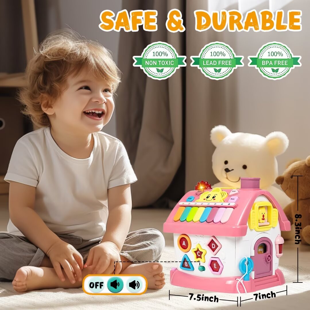 RORONOVA 8-In-1 Hexagonal Activity House photo 4
