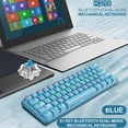 thumbnail image 1 of Heliisoer K28 Clavier de Jeu Sans Fil bluetooth 61 Touches RGB Double Mode, 1 of 6
