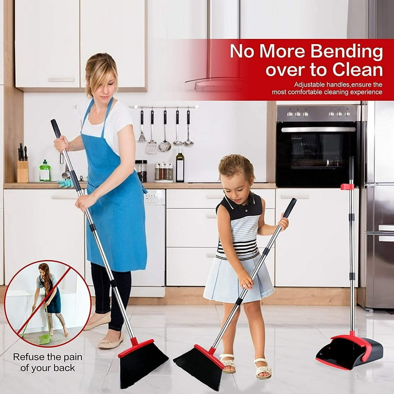 Broom, Mop, Duster, Dust Pan - Housekeeping Set, Without Stand