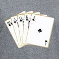 thumbnail image 3 of CafePress - Ace Clubs Flush T Shirt - Women's V-Neck Dark T-Shirt, 3 of 4