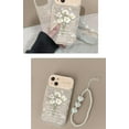 thumbnail image 5 of Flip Large Mirror White Bouquet Case, Translucent Design, Cartoon, with Mirror, Anti-wear and Anti-Drop, for iPhone 15 14 13 12 11 Pro Max Mini XS XR 7 8 6 Phone Case (P2,iPhone Xs Max), 5 of 8