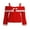 Red, variant on Women's Cold Shoulder Sweaters Long Sleeve Contrast Lace Knit Pullovers Bow Front Jumper Tops