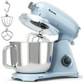 thumbnail image 1 of Costway 7 Qt Electric Tilt-Head Food Stand Mixer 3 Attachment w/Power Hub Blue, 1 of 10