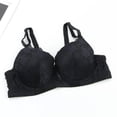 thumbnail image 5 of Mgmyaa Embossed Underwire Push-Up Full-Figure Bra Women's Solid Color Bra with Hook & Eye Soft Skin-Friendly Fabric B Cup C Cup, 5 of 8