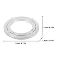 thumbnail image 2 of WHAMVOX  Round Turntable Bearing Base Rotating Display Dining Silver, 2 of 8