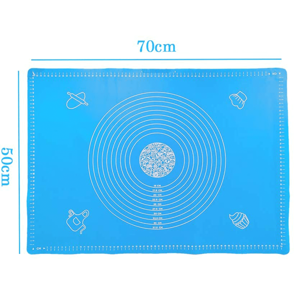 Details about   Silicone Baking Mat Baking Mat Silicon Bakeware Dough Cake Kitchen Pad 