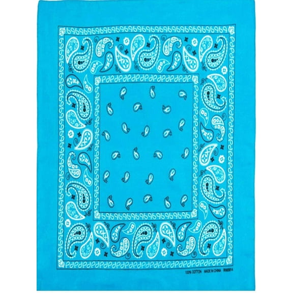 Bandanas for Men & Women, Boys & Girls - Paisley Bandana - Head Wrap, Scarf