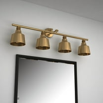 Vanity Art 4-Lights Wall Sconce Lighting Vintage Industrial Indoor and Outdoor Light Fixture Wall Mount Lamp Bath Sconce for Farmhouse, Bedroom, Bathroom Vanity, Living Room BA208-4SG3