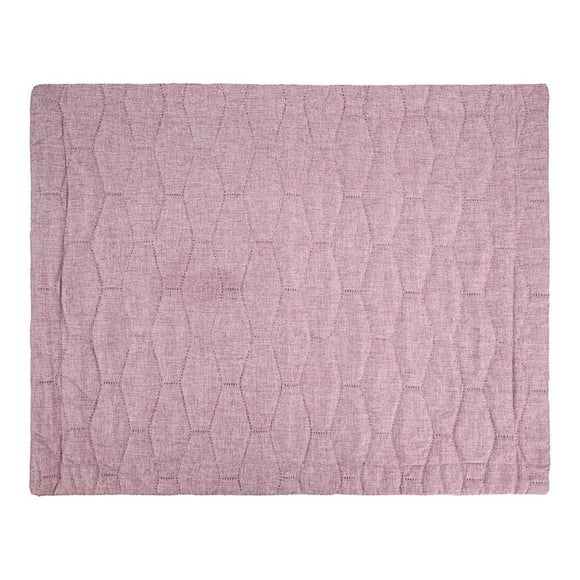 Set De Edrecolcha Home Trends Cationic Rosa 3 Piezas Matrimonial