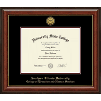 Southern Illinois University Carbondale College of Education and Human Services Diploma Frame, Document Size 11" x 8.5"