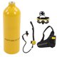thumbnail image 5 of Kit de tanque de oxígeno de buceo portátil, DIDEEP X4000Plus Kit de tanque de oxígeno de buceo L portátil para tanque de buceo con adaptador de recarga Rendimiento sólido, 5 of 8