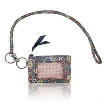 MNF Collections Zip ID Case with Lanyard, Char Coral