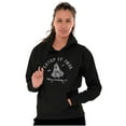 thumbnail image 3 of Halloween Ghost Creep It Real Skater Unisex Plus Fleece Graphic Hoodie Brisco Brands 4X, 3 of 5