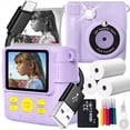 thumbnail image 3 of Cámara de Impresión Térmica Portátil Mini Regalo de Moda para Niños con Enfoque Automático Instantáneo Púrpura, 3 of 10
