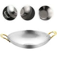 thumbnail image 3 of Cooking Pot Double Handle Cooking Pan Stainless Steel Pan Kitchen Cooking Tool, 3 of 9