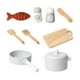 thumbnail image 3 of Juego de juguetes de cocina Mini cocina de madera para jugar Cocina, 3 of 7