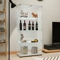 thumbnail image 3 of Vitrine Noble House avec éclairage DEL, 4 étagères et double porte, blanche, 3 of 8